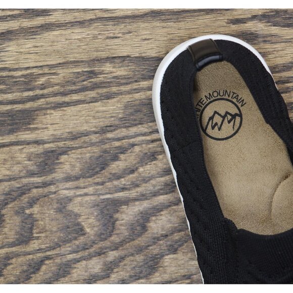 NEW White Mountain Courage Womens Sneaker Flat Black Fabric 9.5M - Picture 11 of 11